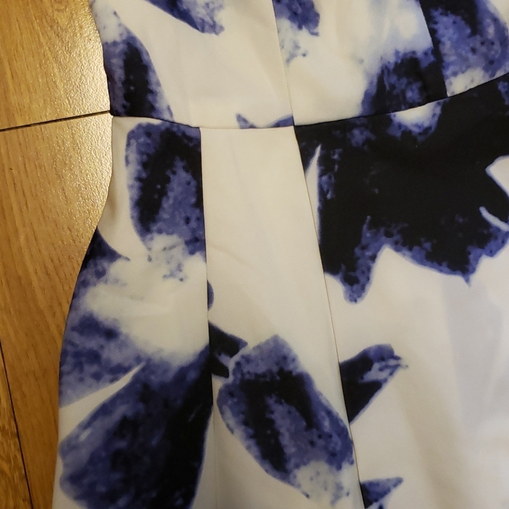 NWT Lulu's Seeing Chic dress blue/white S - Picture 3 of 6